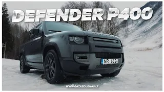 Land Rover Defender: didžiausias ir mums tai patinka