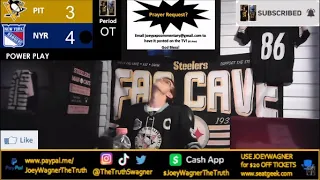 Penguins LIVE Fan Reaction | Artemi Panarin Series Winning OT Goal Game 7; PENGUINS ELMINATED!