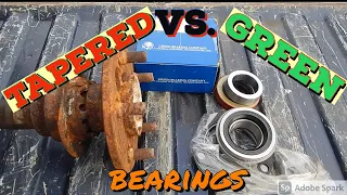Tapered Bearings vs Green Bearings  * Mopar 8.75 Rear End
