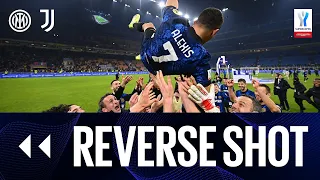 INTER 2-1 JUVENTUS | REVERSE SHOT | Pitchside highlights + behind the scenes! 👀🏆🥳🖤💙