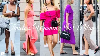 Fashionable Timeless Women In Milan - Street Style Milan - Italian Fashion