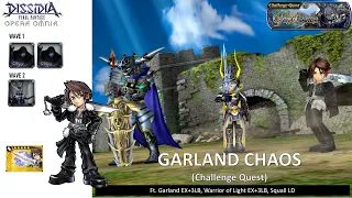 DFFOO GL (Cycle of Battle CHAOS Challenge Quest) WoL, Squall (LD), Garland