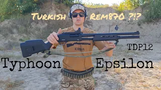 Помпа Typhoon Epsilon, обзор и стрельба. Typhoon Epsilon pump, review and shooting.