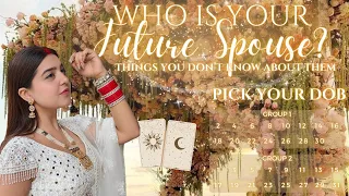 Pick your Date of Birth to know Who is your FUTURE SPOUSE | Hidden Things about them 🔮 Tarot - Hindi