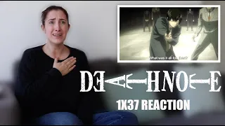 DEATH NOTE 1X37 "NEW WORLD" (SHINSEKAI) REACTION