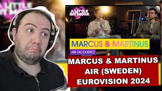 Marcus & Martinus - Air (Acoustic) | Sweden 🇸🇪 | #EurovisionALBM | TEACHER PAUL REACTS