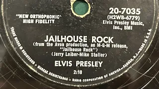 Elvis Presley - Jailhouse Rock / Treat Me Nice 78 RPM