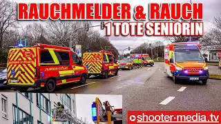 🚒 🚒  RAUCHMELDER & RAUCH - 1 TOTE  🚒 🚒 | Brandeinsatz im Seniorenzentrum Sillenbucher Markt