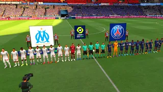 Paris Saint-Germain Vs Marseille | French Ligue 1 2021/22 | Gameplay (FIFA 22)