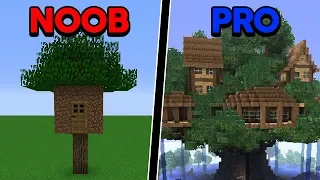 Batalha de Construção: CASA NA ÁRVORE DE NOOB VS CASA NA ÁRVORE DE PRO!