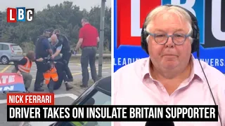 'You've ruined your cause': Driver takes on Insulate Britain supporter | LBC