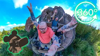 360º Ride on Expedition Everest at Disney's Animal Kingdom - Front Row 2024