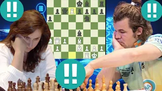 Macho chess game, Judit Polgar vs Magnus Carlsen