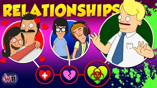 🍔 The BOB'S BURGERS Movie Relationships: ❤️ Healthy to Toxic ☣️