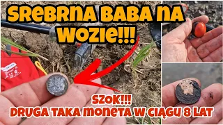 Niesamowite kolejna taka moneta po 4 latach !!! Srebrna baba na wozie :) Przepiękny Rzymek z Tamizy