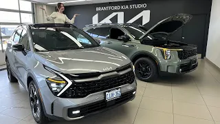 The 2024 Kia Sportage VS Sorento! - Two Top Trims Compared!