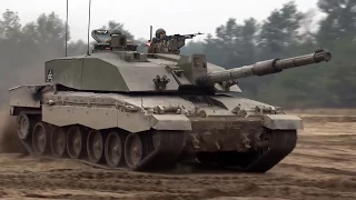 British Army Challenger Tanks on Manoeuvres During Exercise Black Eagle in Poland HD 1080p 25fps H26