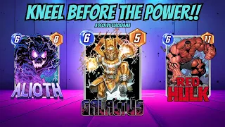 Galactus is DOMINATING thanks to 6LACKDAMA!! Best Marvel SNAP Decks!!