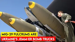 Appears with Mysterious Pylon: Are MiG-29 Fulcrums Now Functioning As JDAM-ER Bomb Trucks?