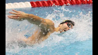 Blake Pieroni Wins Battle Between Olympic Gold Medalists in Men's 100M Freestyle