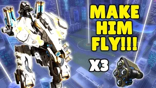Flying LOKI!! With NEW NITRO Unit Module Ultra SPEED Gameplay | War Robots MK2 Trolling Gameplay WR
