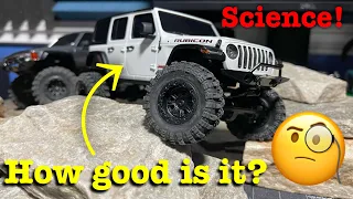 Battle of the mini crawlers! Scientific Testing! //Axial Scx24 vs Kyosho mini z 4x4//