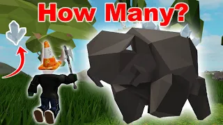 How Many Buffalkors Does It Take To Get A Buffalkor Crystal? | Roblox Skyblock