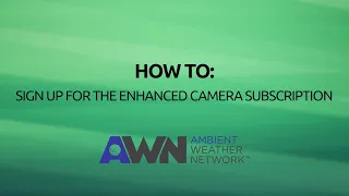 HOW TO: Sign Up For Camera Subscription (PC Version)