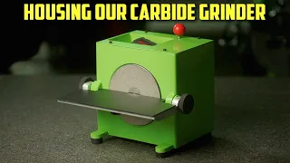 Finishing Our Battery Powered Slow Speed Carbide Grinder | Lion Lathe Restoration