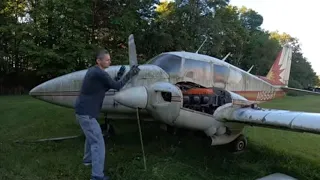 Abandoned Airplane Will It Start After 7 Years? Aztec Twin Turbo!