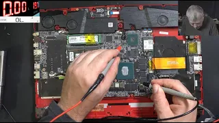 MSI GE63 gaming laptop - Not powering on, water damage repair