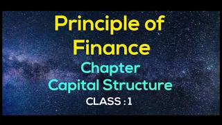 Capital Structure | Principle of finance | BBA MBA | Tutorial in bangla | (Class:1)