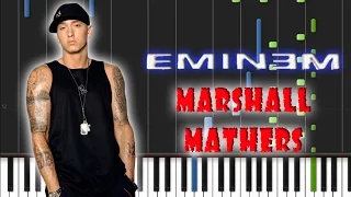 Eminem - Marshall Mathers Piano Cover [Synthesia Piano Tutorial]