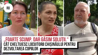 „Foarte scump. Dar găsim soluții.“ Cât cheltuiesc locuitorii Chișinăului pentru dezvoltarea copiilor