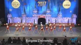 Rutgers University Dance Team - D1A Pom Finals 2017