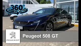 VR - Peugeot 508 GT (360°Video) Night Vision