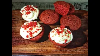 Red Velvet Cupcake Recipe/ How to make Red Velvet cupcakes