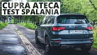 Cupra Ateca 2.0 TSI 300 KM (AT) - pomiar zużycia paliwa