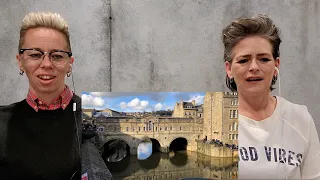 American Couple Reacts: Bath, England! Glimpse into the City & Things to do! First Time Reaction!!