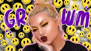 GRWM yellow eyeshadow look - Judy garland, flying and crying, FUN! | Bailey Sarian