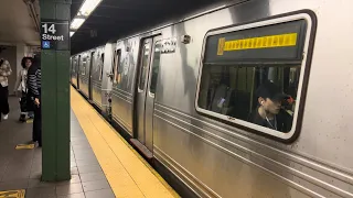 96 St bound R46 N at Union Square (ft double R160 R)