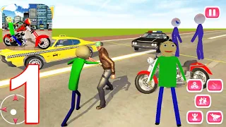 Baldi Stickman Crime City Hero Gameplay Walkthrough Part 1 (IOS/Android)