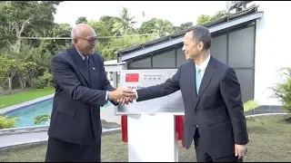 Fijian President receives handing-over of the  State House Wellness Center