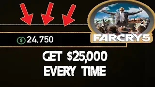 New Far Cry 5 Money Glitch (After Patch) -$25,000 EVERY TIME - *NOT CLICKBAIT*