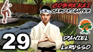 Winning with illegal kicks?? with Daniel LaRusso in COBRA KAI CARD FIGHTER Gameplay Part 29