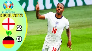 England Vs Germany 2-0 Euro 2020 Group of 16 I All Goals Highlights Match Report 29/06/2021