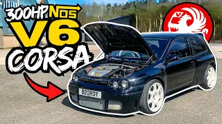 V6 NOS 300HP Vauxhall Corsa B *Original 2004 Build*