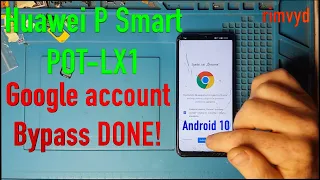 Huawei P smart 2019 POT LX1 FRP Google account bypass Android 10