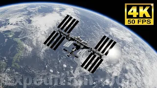 International Space Station Orbiting Earth🌟4K🌟Ultra HD