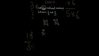 CBSE 9 | NUMBER SYSTEM |HOW TO FIND RATIONAL NUMBERS BETWEEN TWO NUMBERS WITH SAME DENOMINATORS |